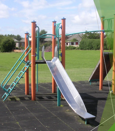 Picture of slide and play equipment